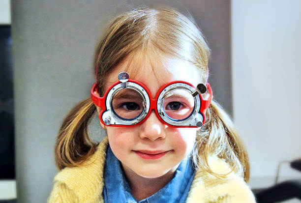 Kalani 612×413 red trial frames 2 Eyecare Services